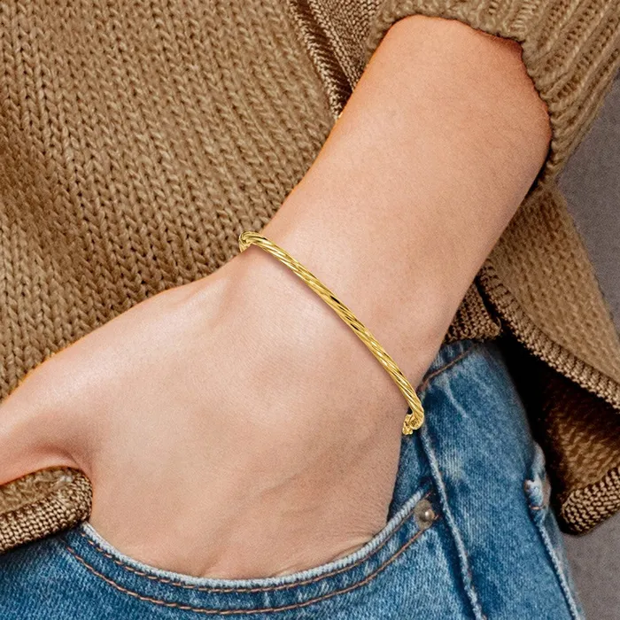 14k Yellow Gold Bangle Goldia PreStyled Sets
