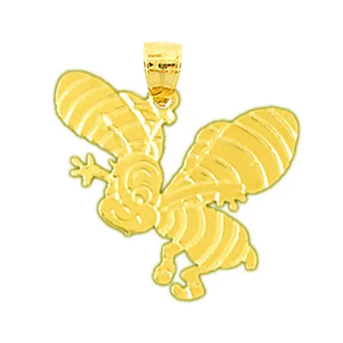 Goldia 14K Gold Silhouette Bee Pendant PreStyled Sets