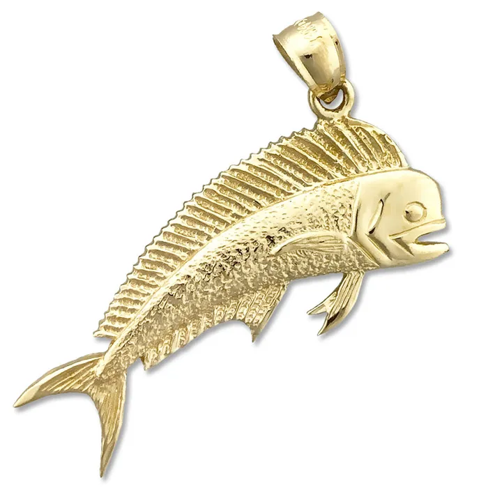 Goldia PreStyled Sets 14K Gold Mahi Mahi Pendant