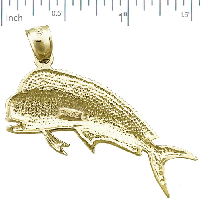 Goldia PreStyled Sets 14K Gold Mahi Mahi Pendant