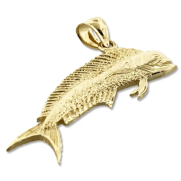 Goldia PreStyled Sets 14K Gold Mahi Mahi Pendant