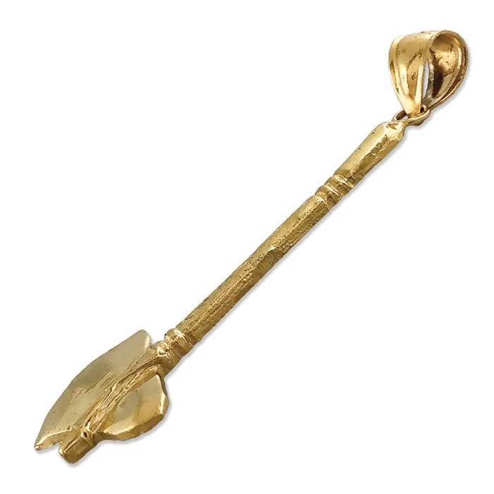 Goldia PreStyled Sets 14K Gold Native Indian Tomahawk Pendant