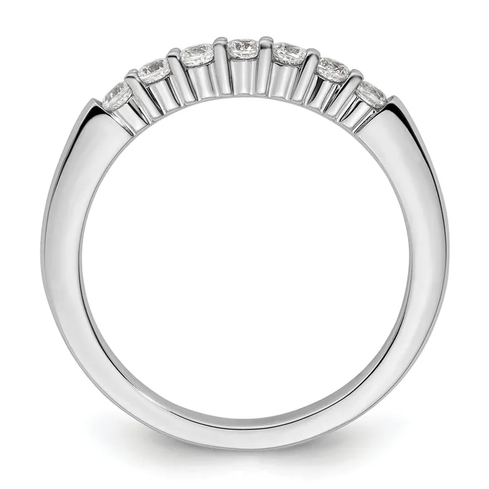 Goldia Rings 14K White Gold Lab Grown Diamond VSSI G Wedding Band Ring