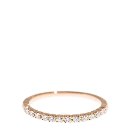 JMS always Rings Original New J Collection Fine Jewellery Ring W Diamond17 Rddi 029 Ct18kr 173 Gm 18kt Rose Gold Pink Gold