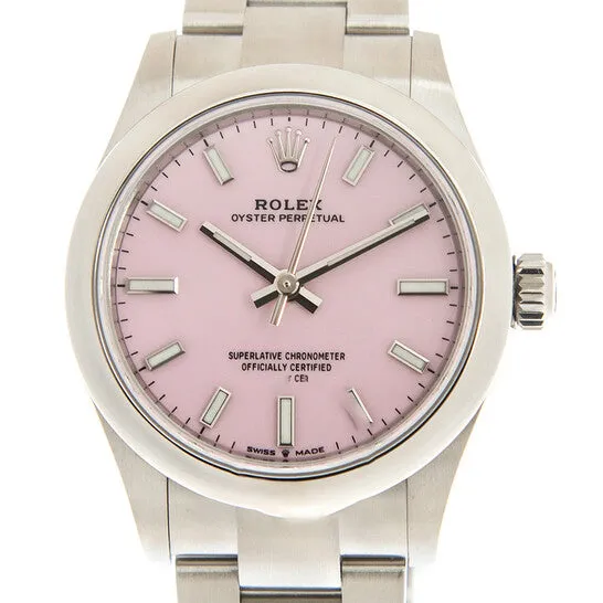JMS always Watches Original Rolex Oyster Perpetual 31 Automatic Chronometer Candy Pink Ladies Watch 277200CDYPKSO