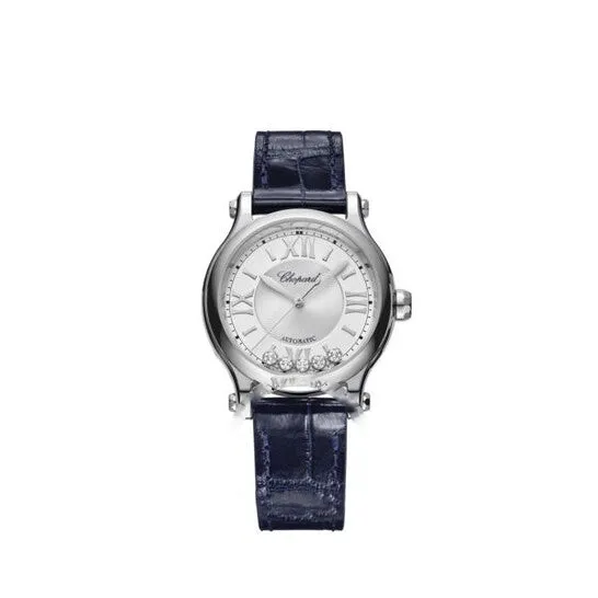 Original Chopard Happy Sport Automatic Chronometer Silver Dial Ladies Watch 2786083001 JMS always Watches