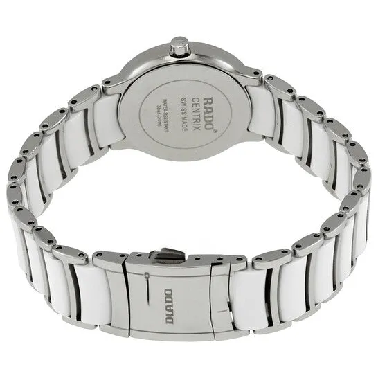 Original Rado Centrix Diamonds Quartz White Dial Ladies Watch R30936722 JMS always Watches