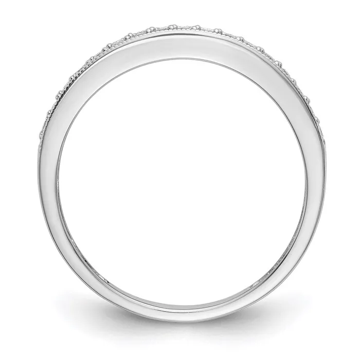 Rings Goldia 14K White Gold Real Diamond Band