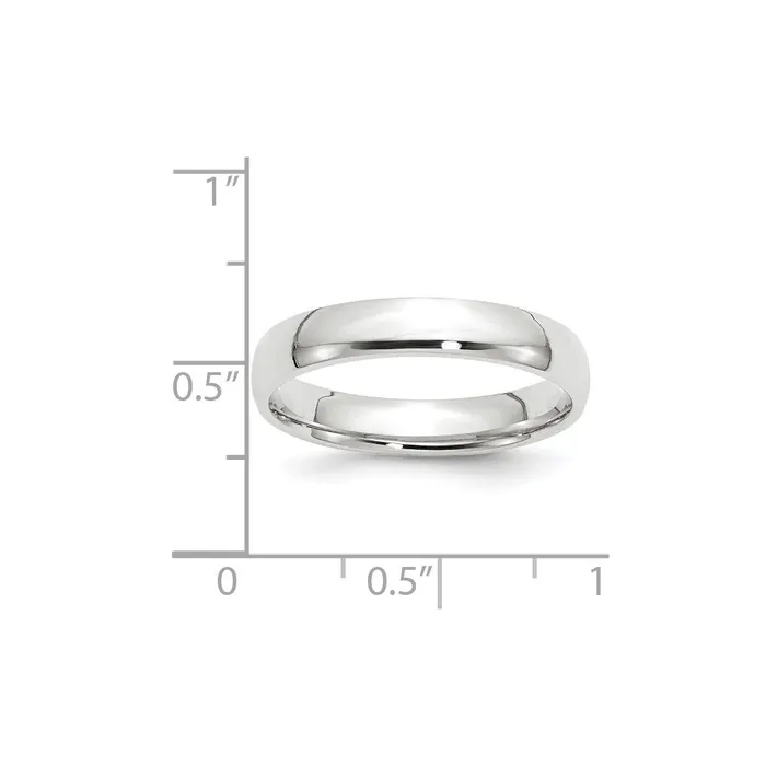 Rings Goldia Solid 14K White Gold 4mm Light Weight Comfort Fit MensWomens Wedding Band Ring Size 9 Rings Goldia Solid 14K White Gold 4mm Light Weight Comfort Fit MensWomens Wedding Band Ring Size 9