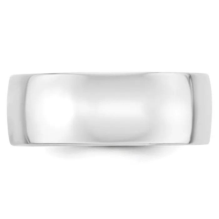 Rings Goldia Solid 14K White Gold 8mm Light Weight Comfort Fit MensWomens Wedding Band Ring Size 105 Rings Goldia Solid 14K White Gold 8mm Light Weight Comfort Fit MensWomens Wedding Band Ring Size 105