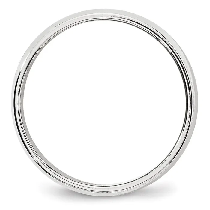 Rings Goldia Solid 18K Yellow Gold White Gold 6mm Milgrain MensWomens Wedding Band Ring Size 45