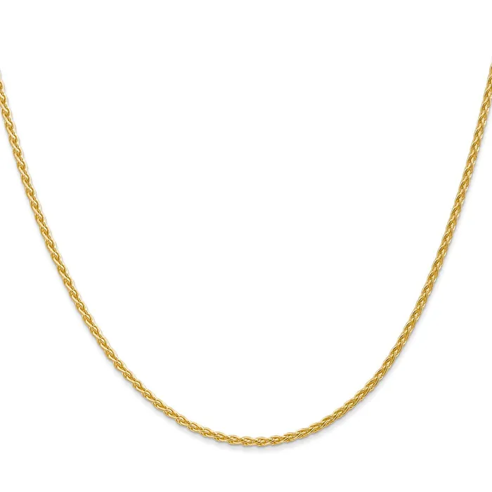 10k Yellow Gold 10k 175mm Parisian Wheat Chain TreasureFineJewelers PreStyled Sets