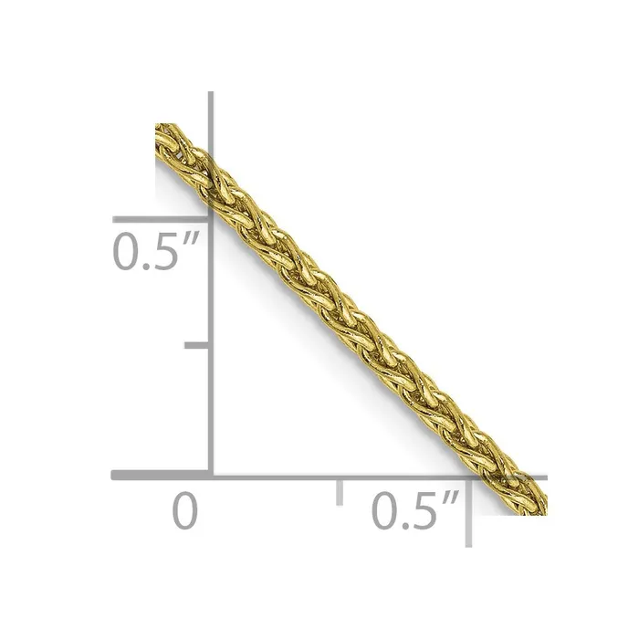 10k Yellow Gold 10k 175mm Parisian Wheat Chain TreasureFineJewelers PreStyled Sets