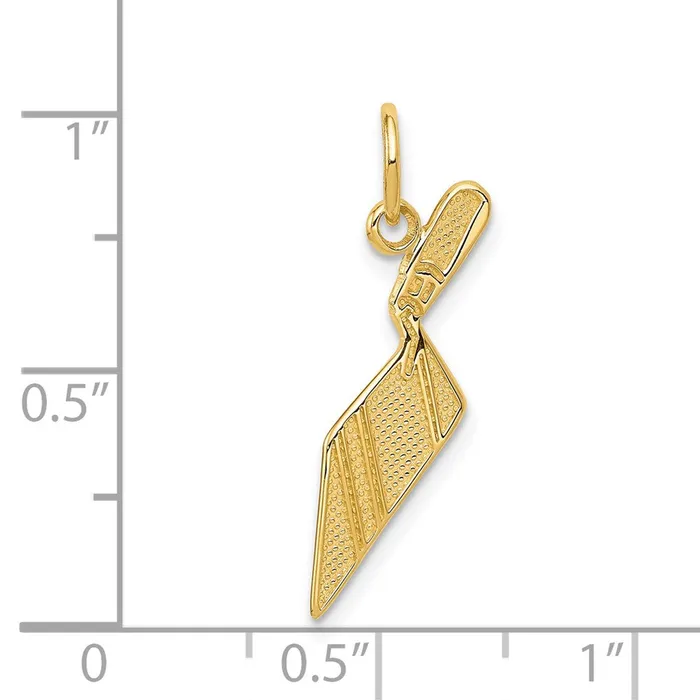 Charm Necklaces TreasureFineJewelers 14k Brick Trowel Charm