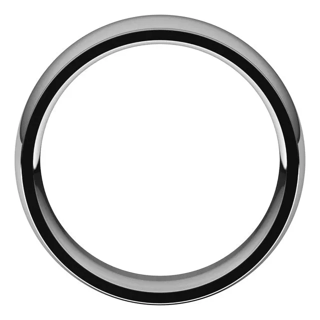Sterling Silver 7 mm Half Round Edge Comfort Fit Wedding Band TreasureFineJewelers Rings