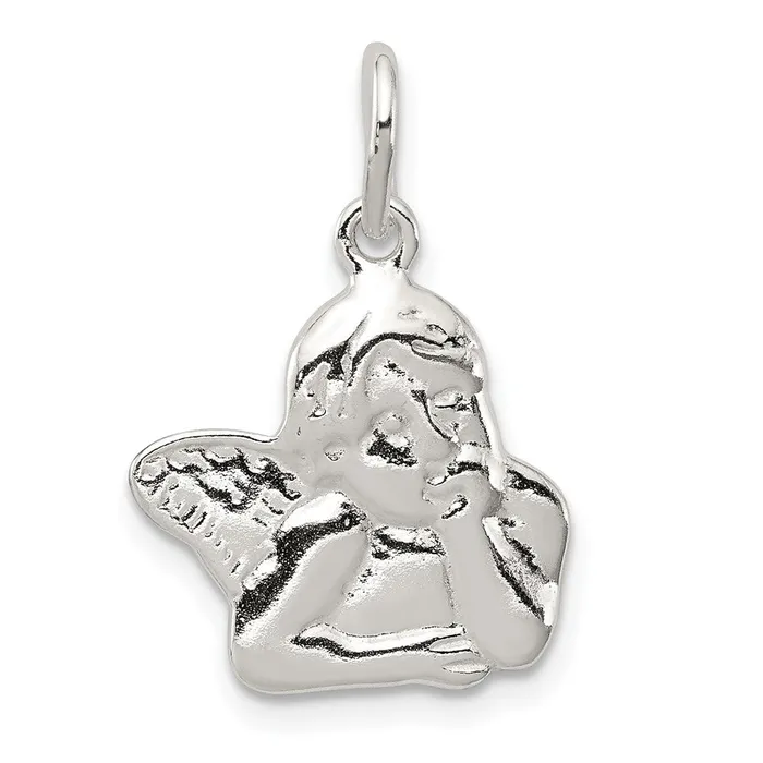 Sterling Silver Angel Charm TreasureFineJewelers Rings
