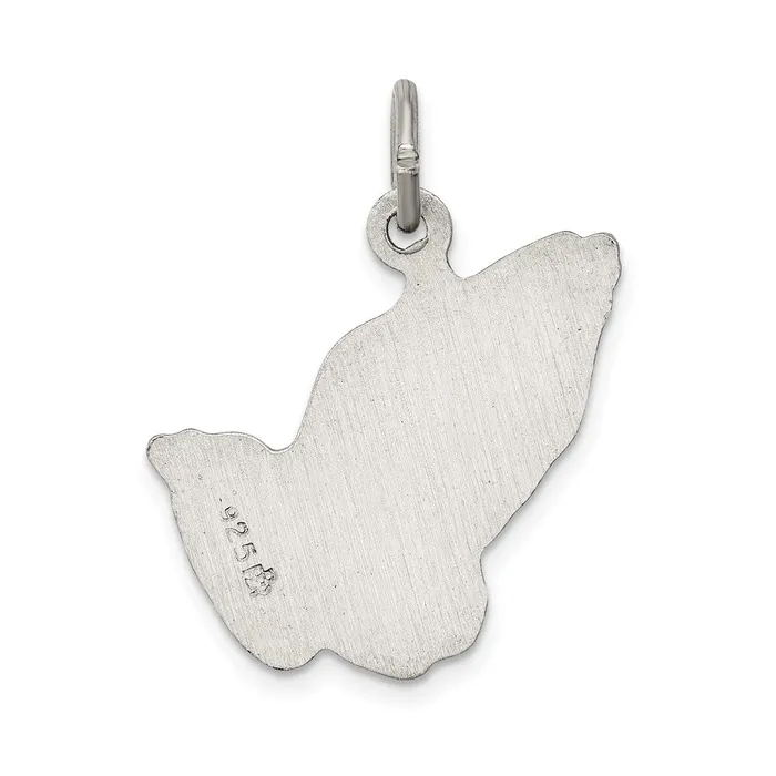 Sterling Silver Antiqued Praying Hands Charm TreasureFineJewelers Rings