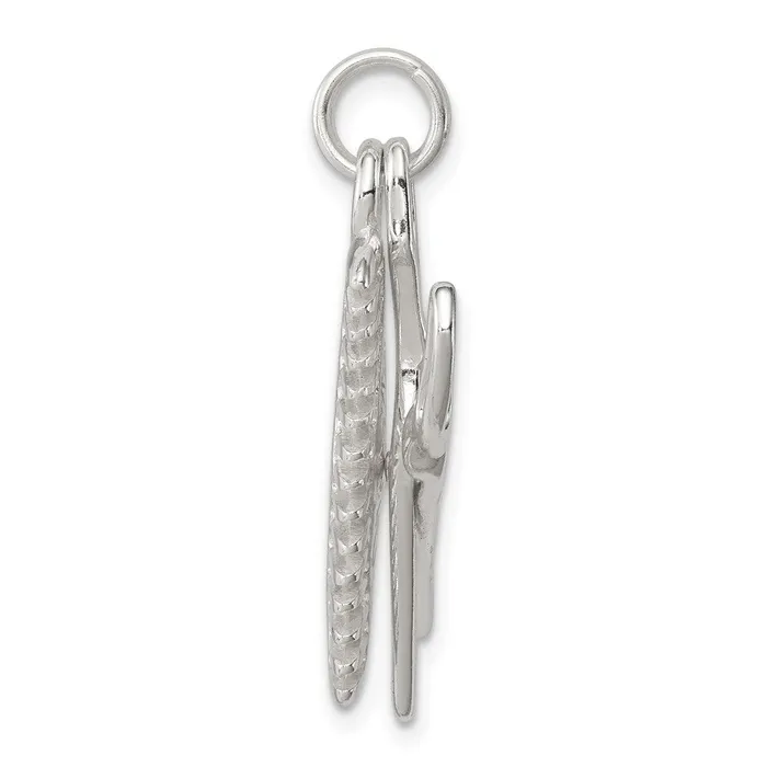 Sterling Silver Comb Scissor Charm TreasureFineJewelers Rings