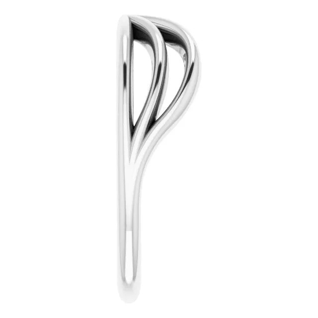 Sterling Silver Crown V Ring TreasureFineJewelers Rings