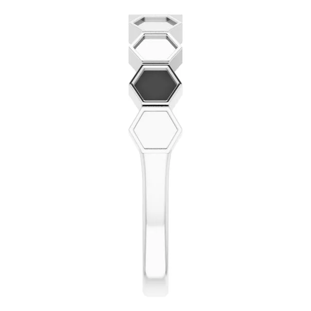 Sterling Silver Stackable Geometric Ring TreasureFineJewelers Rings