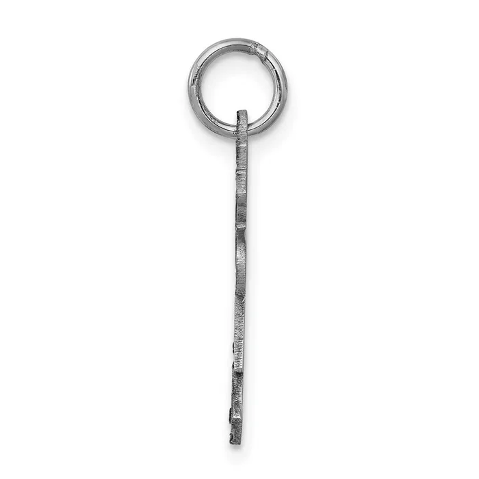 TreasureFineJewelers 14k White Gold Kid Charm Charm Necklaces