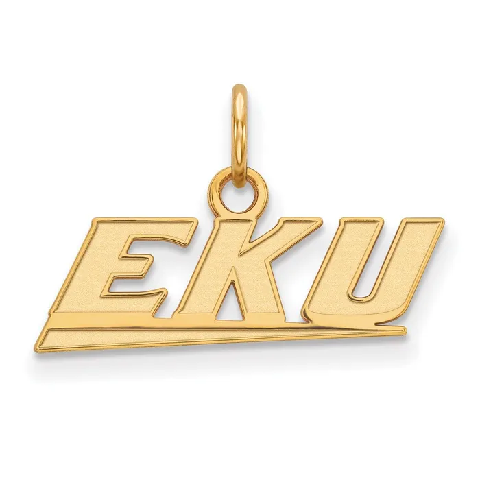 TreasureFineJewelers 14K Yellow Gold Eastern Kentucky University XS Pendant PreStyled Sets
