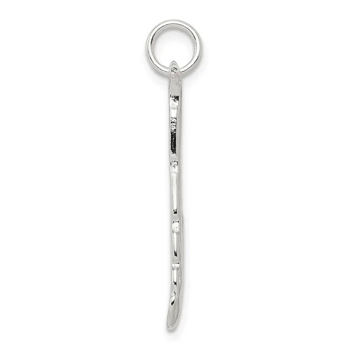 TreasureFineJewelers Rings Sterling Silver Saxophone Charm