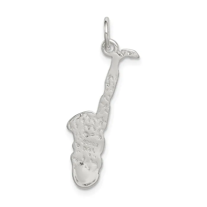 TreasureFineJewelers Rings Sterling Silver Saxophone Charm