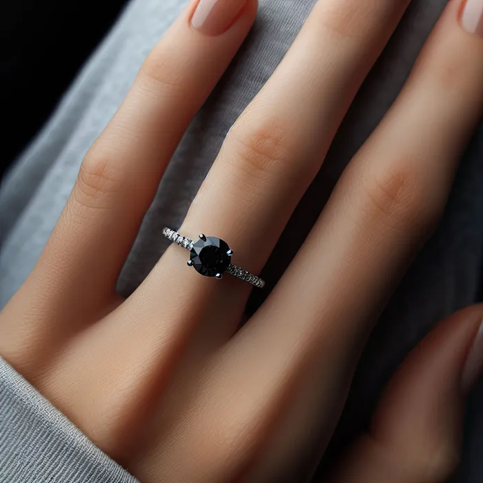 Black Diamond Engagement Ring White Gold Engagement Ring Black Diamond Ring Black Diamond Gold White Gold Black Diamond Ring FL LLC Rings Black Diamond Engagement Ring White Gold Engagement Ring Black Diamond Ring Black Diamond Gold White Gold Black Diamond Ring FL LLC Rings