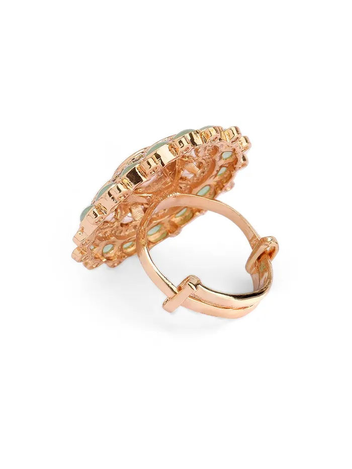Curio Cottage Meira Sage Symphony Kundan Ring Rings Curio Cottage Meira Sage Symphony Kundan Ring Rings