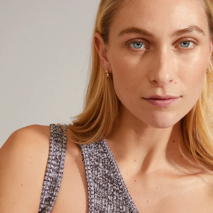 Pilgrim PreStyled Sets Urszula Gold Plated Crystal Hoops