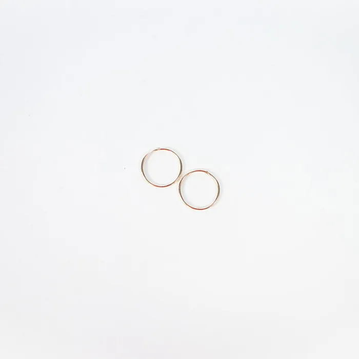 PreStyled Sets Silver Lotus 10K Yellow Gold Hoops