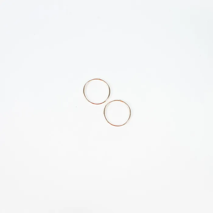PreStyled Sets Silver Lotus 10K Yellow Gold Hoops