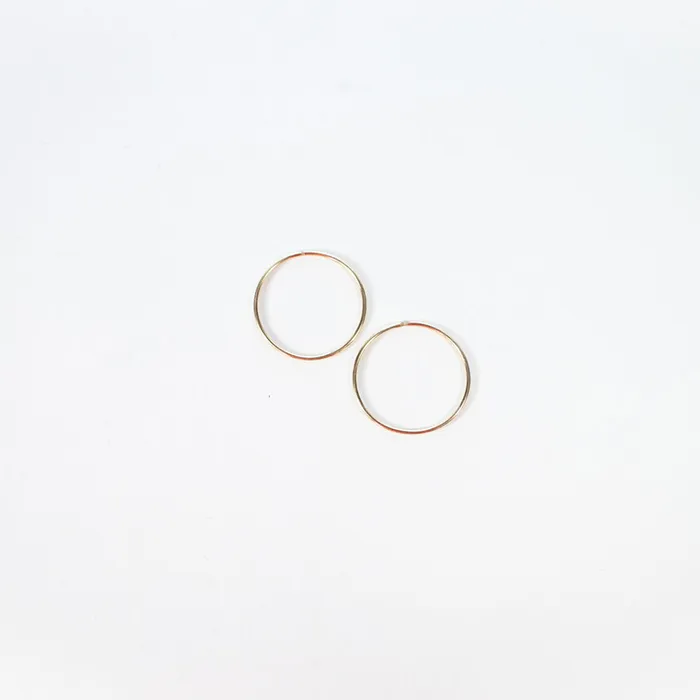 PreStyled Sets Silver Lotus 10K Yellow Gold Hoops