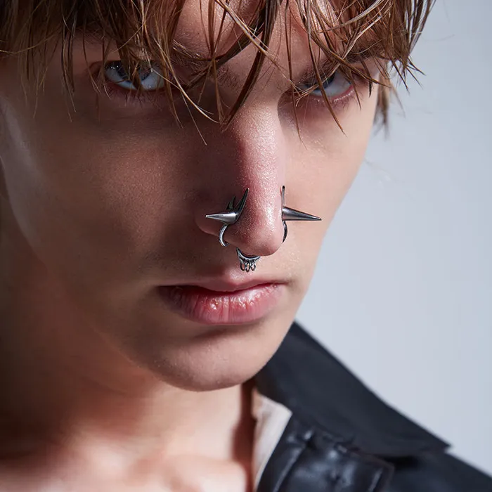 Rings Rebellion Revolution Punk Rivet Nose Ring Cuff Blackheadshop Rings Rebellion Revolution Punk Rivet Nose Ring Cuff Blackheadshop