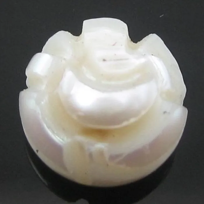 6Ct Real Natural Pearl Carved Lord Ganesha For Wealth Prosperity Karizma Jewels Necklaces