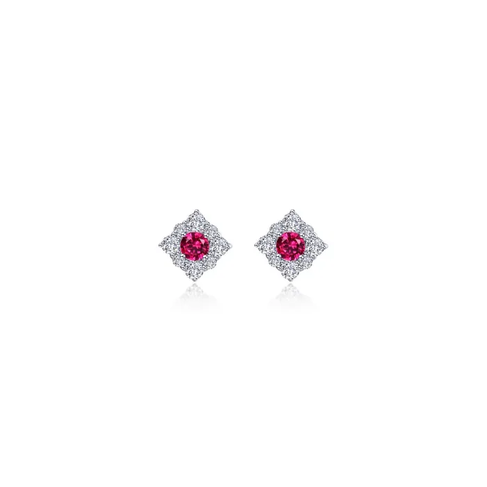 Lafonn Earrings 054 CTW Halo Stud Earrings