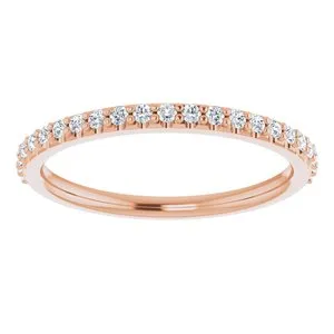 Rings 14K Rose 15 CTW Diamond Band for 8x6 mm Oval Ring 12214560003PSTWBC WB Choice Jewelry Rings 14K Rose 15 CTW Diamond Band for 8x6 mm Oval Ring 12214560003PSTWBC WB Choice Jewelry