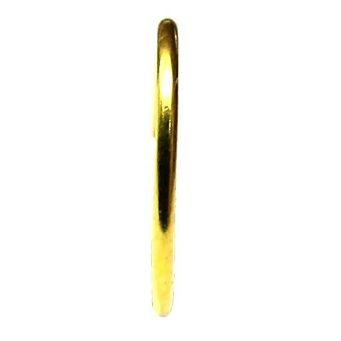Rings Karizma Jewels Ethnic Indian Plain Wire Nose Hoop Ring 14k Solid Real Yellow Gold Jewelry 22g