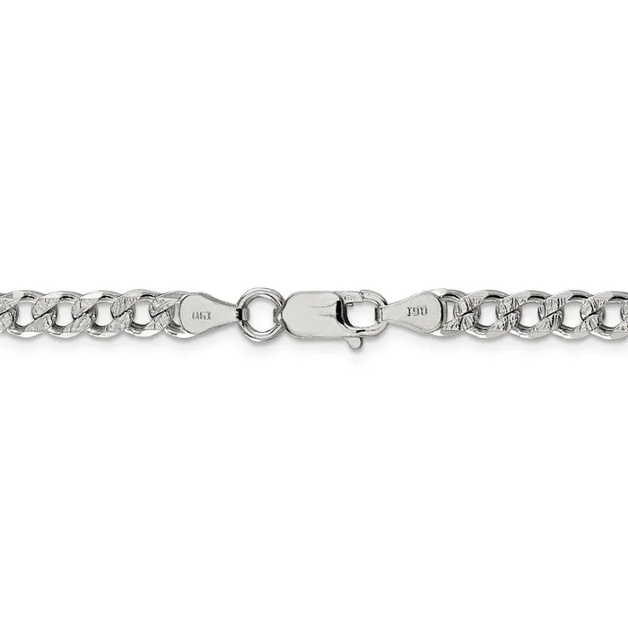 Sterling Silver 55mm Pav Curb ChainWBCQCF15022 WB Choice Jewelry Rings Sterling Silver 55mm Pav Curb ChainWBCQCF15022 WB Choice Jewelry Rings