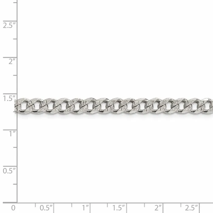 Sterling Silver 55mm Pav Curb ChainWBCQCF15022 WB Choice Jewelry Rings Sterling Silver 55mm Pav Curb ChainWBCQCF15022 WB Choice Jewelry Rings