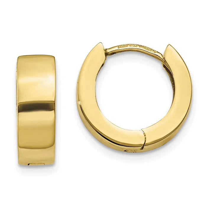 WB Choice Jewelry Earrings 10K Hinged Hoop EarringsWBC10TM632
