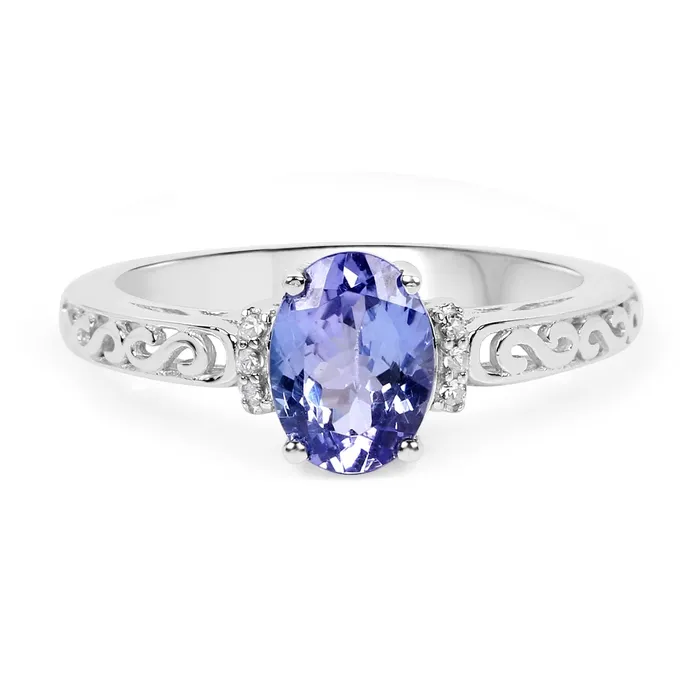115ct Tanzanite Solitaire Ring in Sterling SIlver Geniune Gemstone Quintessence Rings 115ct Tanzanite Solitaire Ring in Sterling SIlver Geniune Gemstone Quintessence Rings