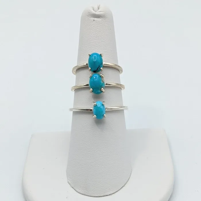 Bliss Crystals Turquoise Ring You Pick Size SK2913 Rings