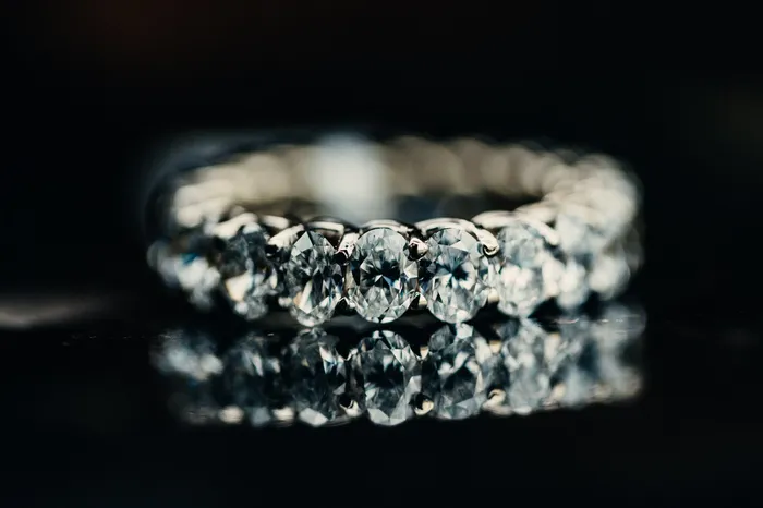 Consignment Rings 14k White Gold Diamond Eternity Band