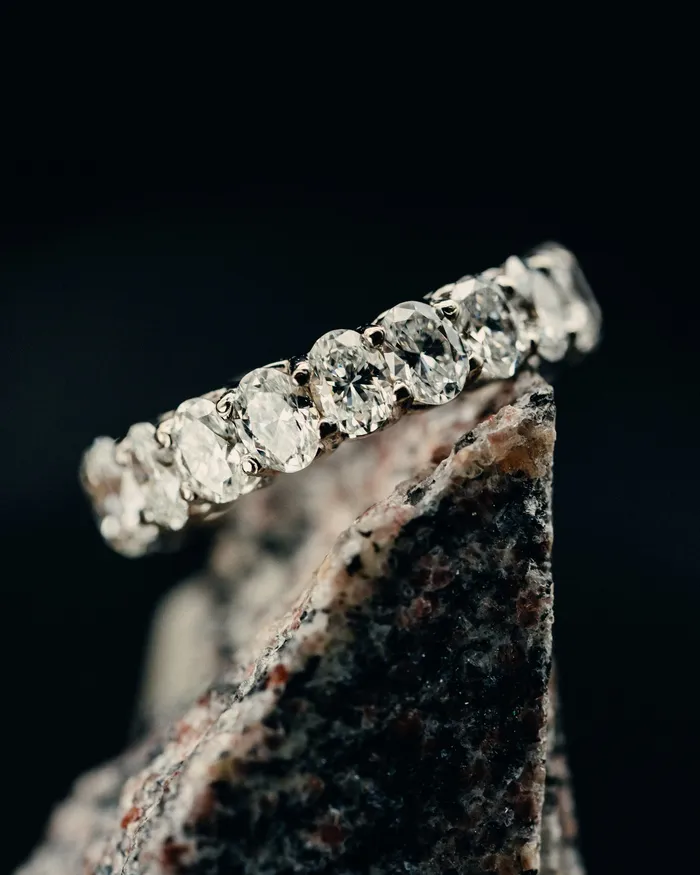 Consignment Rings 14k White Gold Diamond Eternity Band