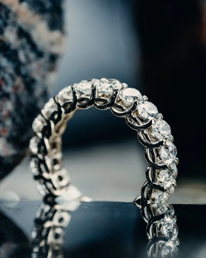 Consignment Rings 14k White Gold Diamond Eternity Band