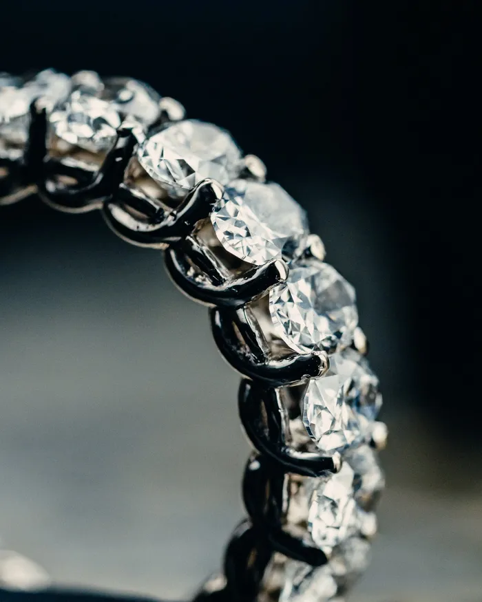 Consignment Rings 14k White Gold Diamond Eternity Band