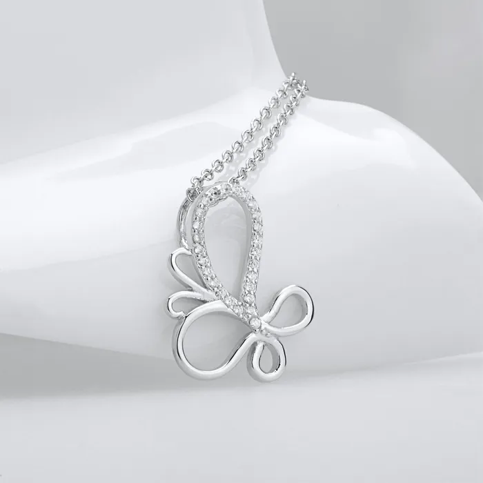 Earrings monica Butterfly Necklaces Sparkling Beauties in Solid Sterling Silver