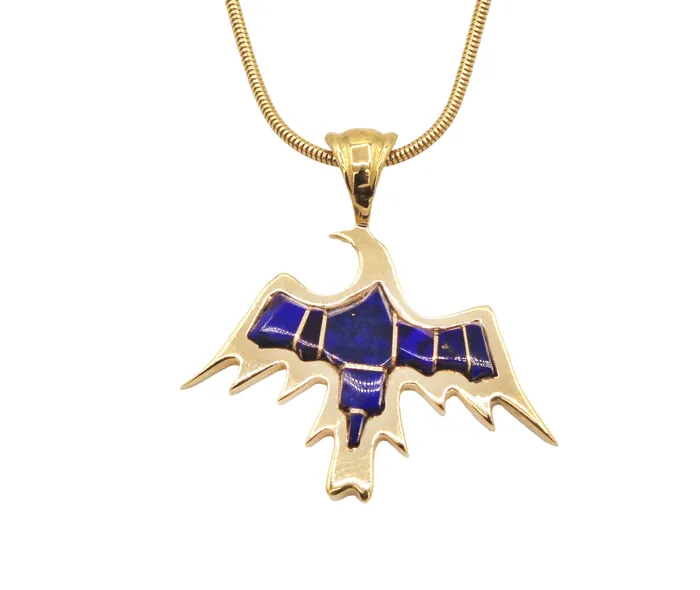 PreStyled Sets Ben Nighthorse 18K Gold Eagle Pendant